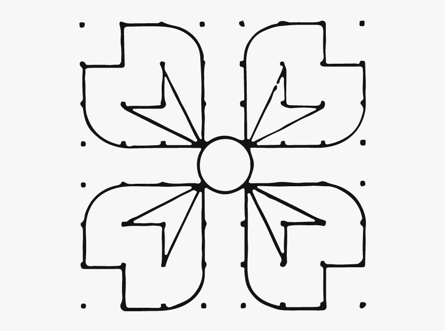 Diwali Drawing Dipak Huge Freebie Download For Powerpoint - Rangoli Pattern With 2 Line Of Symmetry, Transparent Clipart