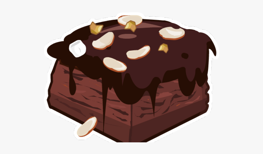 Brownie Clipart Animated - Cartoon Brownies Transparent Background, Transparent Clipart