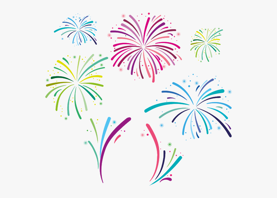 Diwali Fireworks Png - Fireworks Vector, Transparent Clipart