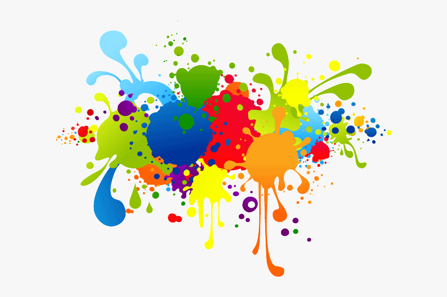 Krishna Wallpaper Desktop Paint Splash Video High-definition - Colour Paint Splash Png, Transparent Clipart