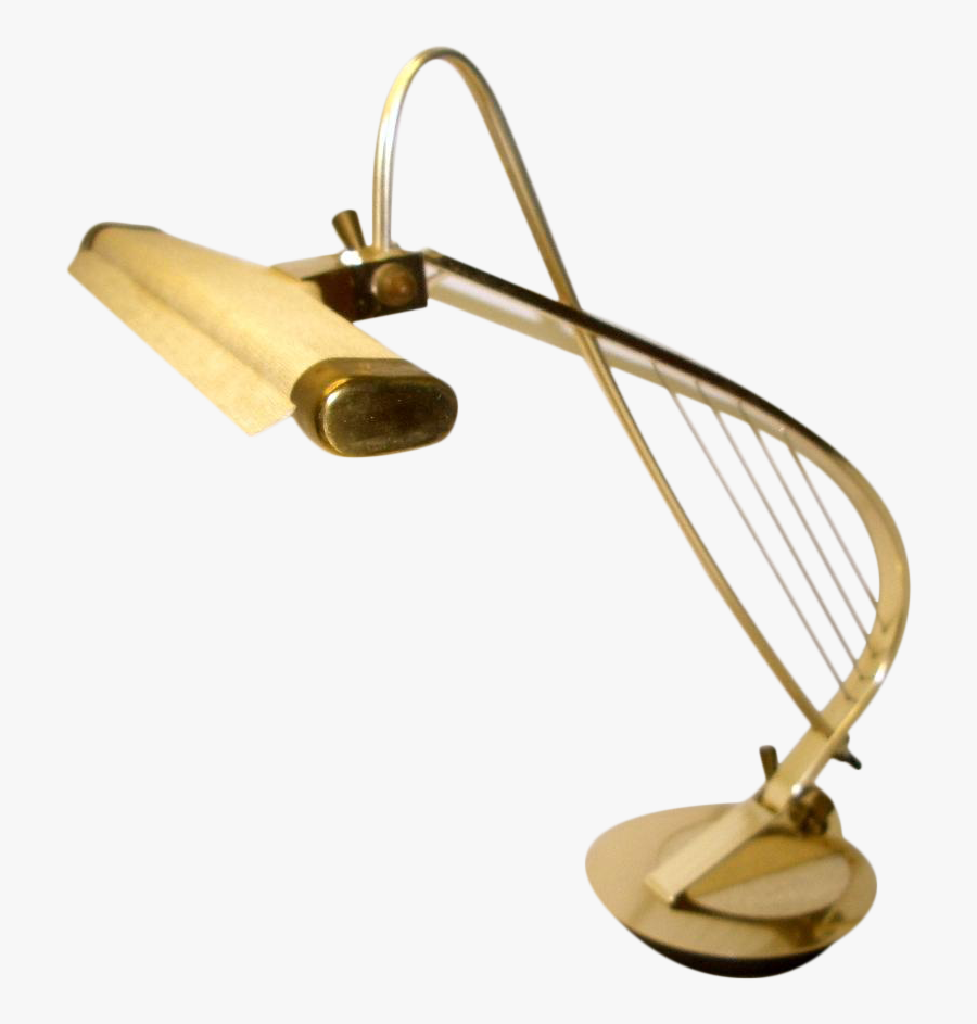 Vintage Piano Harp Brass Lamp Cannon Co - Cannon, Transparent Clipart