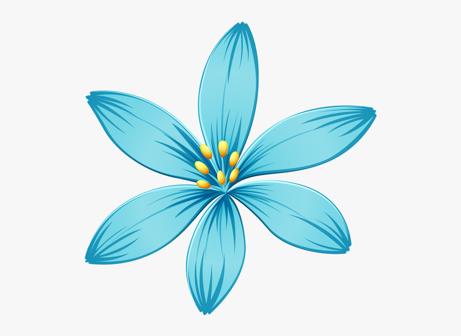 Blue Flower Png, Blue Flowers, Flower Png Images, Indian - Transparent Background Flower Clipart, Transparent Clipart