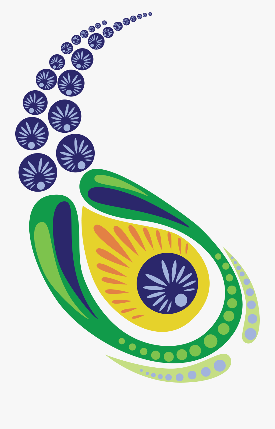 Peacock Leave Clipart, Transparent Clipart