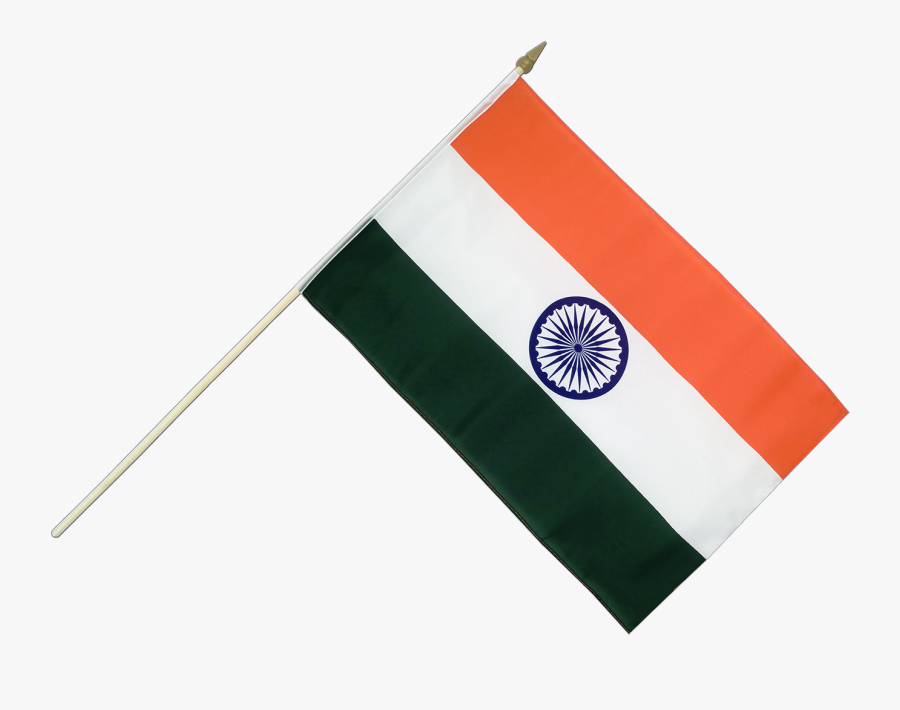 Indian Flag With Stick Png Hd Best Picture Of Imagesco - Small Flag Of India, Transparent Clipart