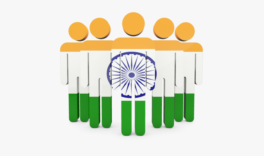 Indian Flag Icon Free Image - Pakistan People Png, Transparent Clipart