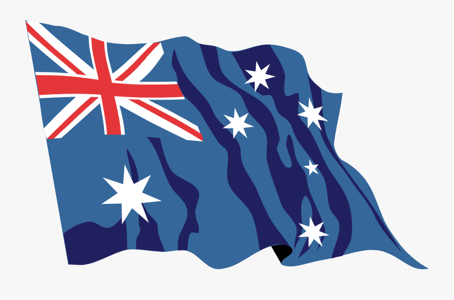 Australia Flag Clipart Hd - Australia Flag Waving Png, Transparent Clipart