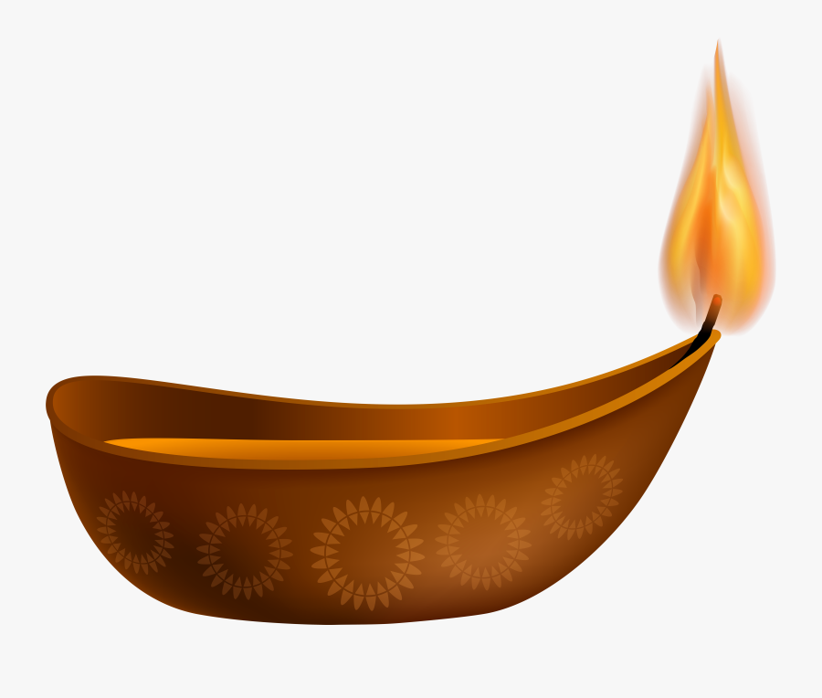 Diwali Diya Png Transparent - Diwali Candle Png File, Transparent Clipart