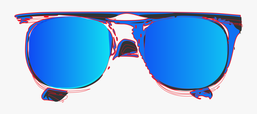 Blue Sunglasses Png - Png Chasma, Transparent Clipart