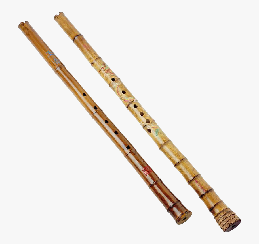 Bansuri Bamboo Musical Instruments Flute - Aerophone Instrument Of China, Transparent Clipart
