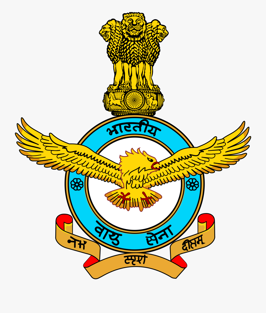 Indian Air Force - Logo Indian Air Force, Transparent Clipart