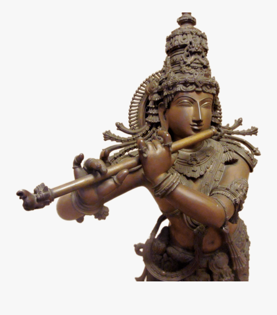 Krishna Playing The Bansuri - Transparent Statue Png China, Transparent Clipart