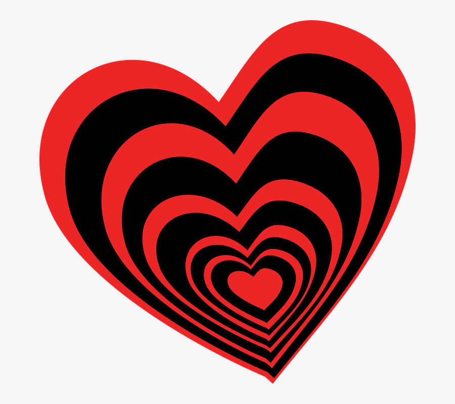 Love Heart Symbol - Red Heart Symbol, Transparent Clipart