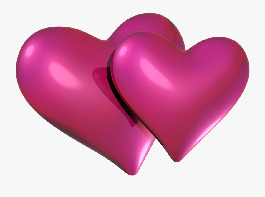Pink Hearts Clip Art - Red And Pink Hearts, Transparent Clipart