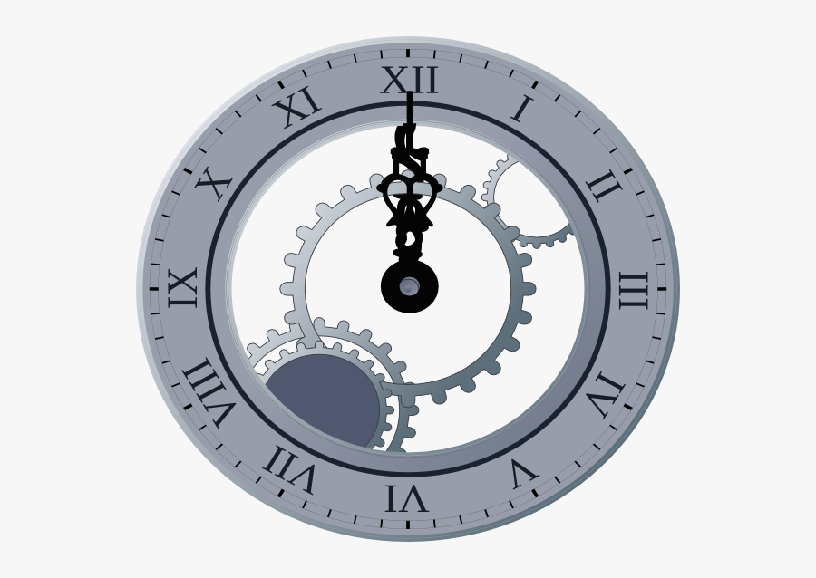 Clock Clip Art Midnight - Clock Png Transparent Background , Free Transpare...