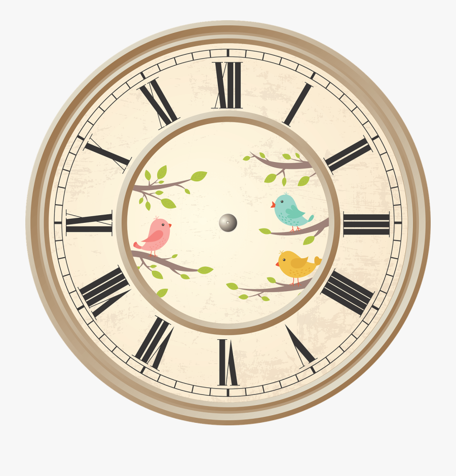 Clock Clipart Roman Numerals - Circle Shaped Objects Clipart, Transparent Clipart