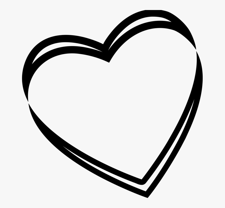 Transparent Stylized Heart Clipart - Clip Art, Transparent Clipart