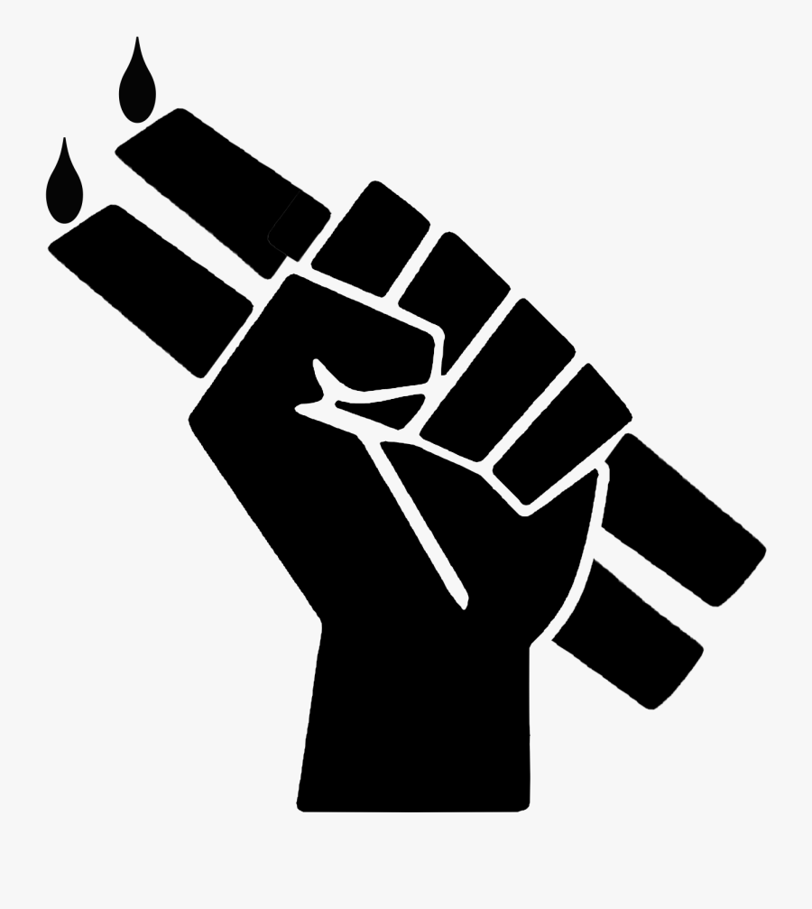 Transparent Black Power Fist Clipart - Symbols For Malcolm X, Transparent Clipart