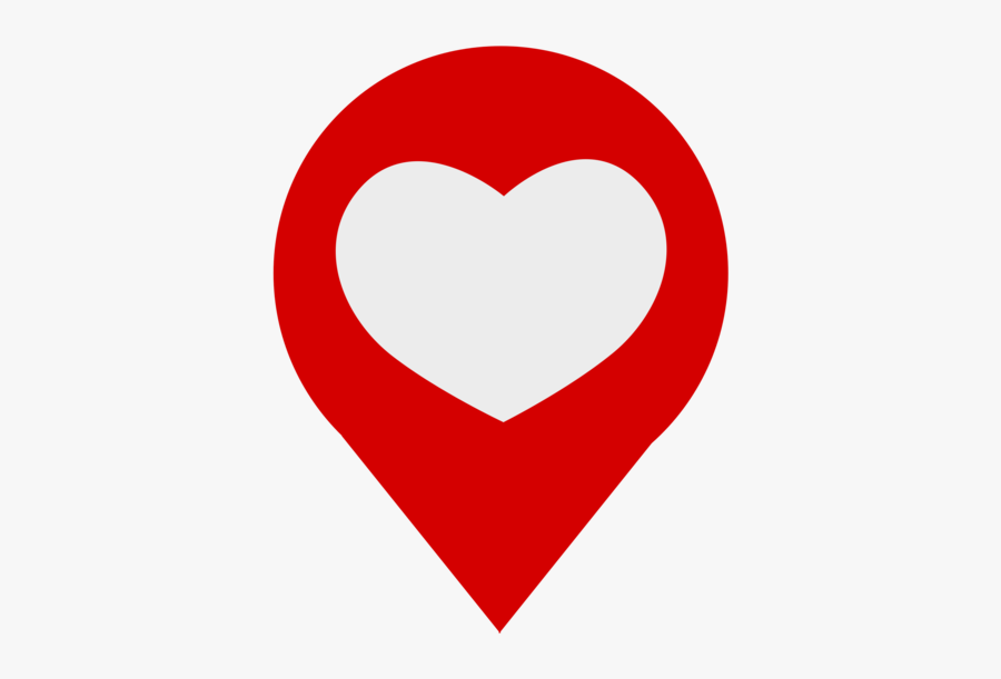 Heart,love,organ - Location Locator Png Logo, Transparent Clipart