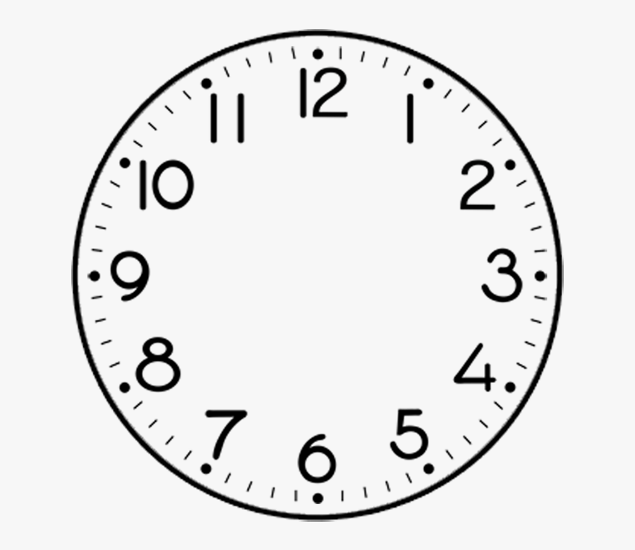 Analog Clock With Military Time, Transparent Clipart