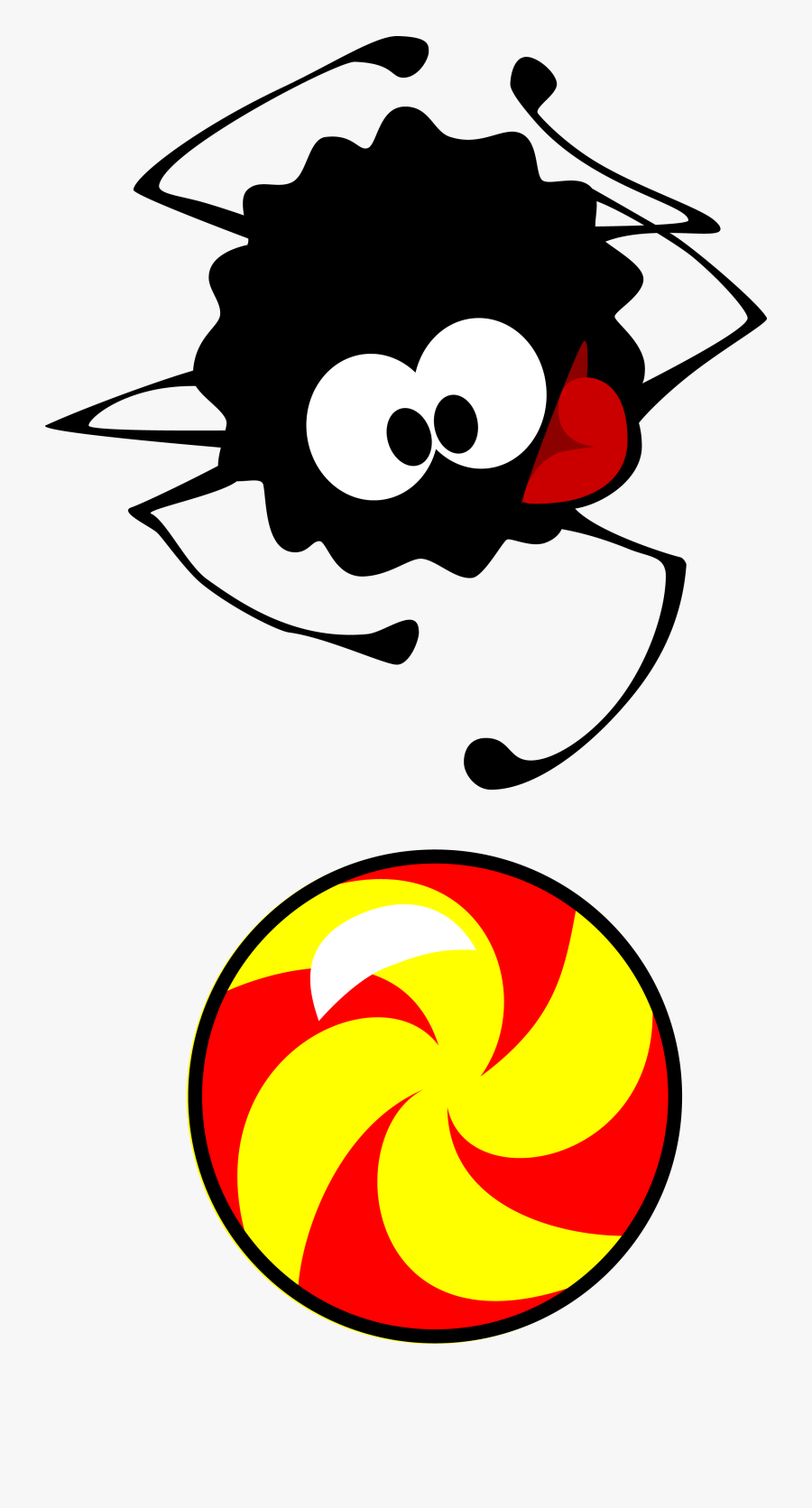 Jpg Royalty Free Cut The Rope Omnom - Om Nom Spider, Transparent Clipart