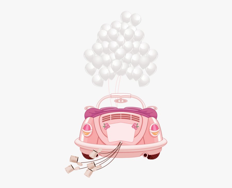 Wedding Car Png - Wedding Car Cartoon Png, Transparent Clipart