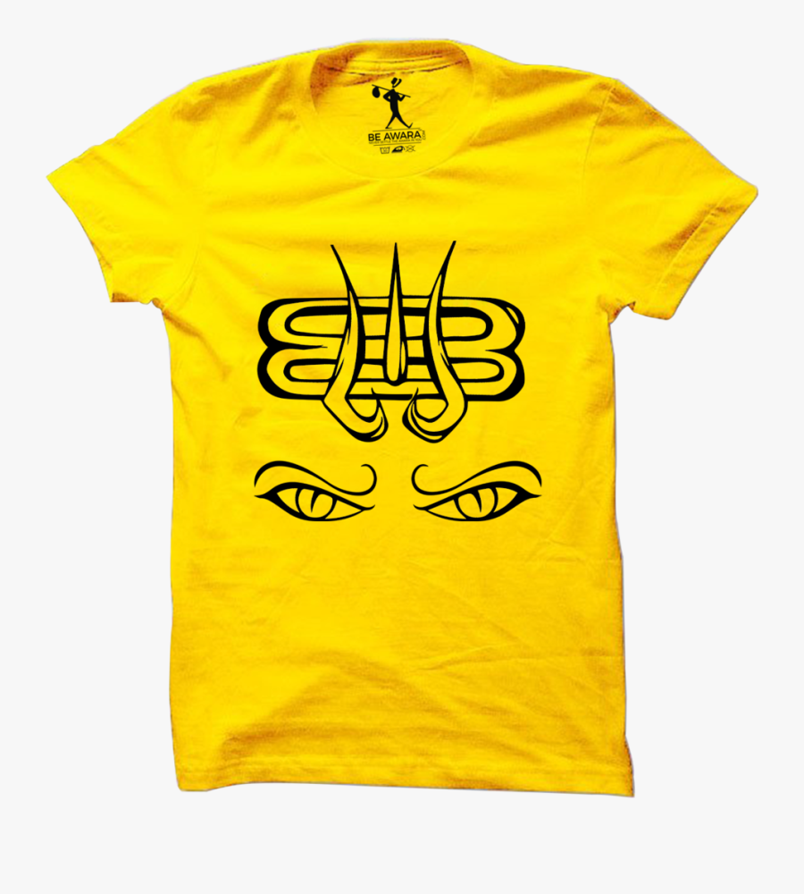 Trishul Eyes T-shirt - T Shirt, Transparent Clipart