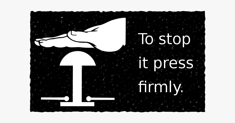 Emergency Stop Switch Sign Uk, Transparent Clipart