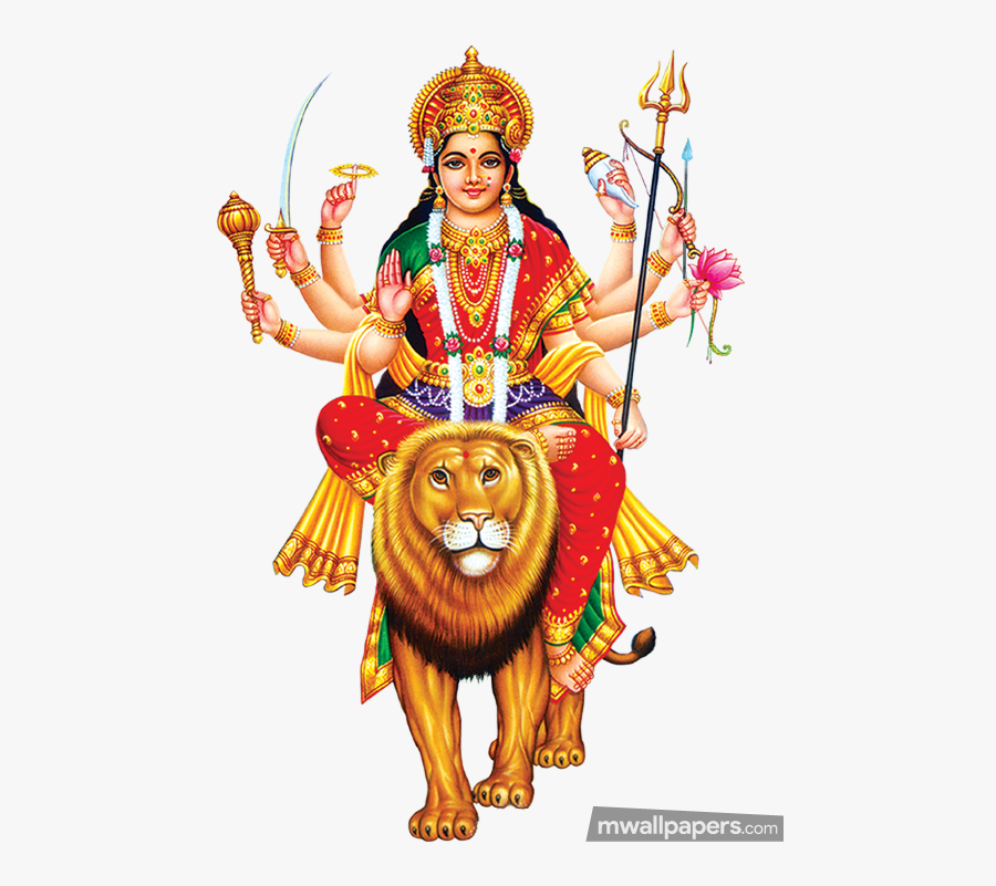 Lord Durga Devi Png, Transparent Clipart