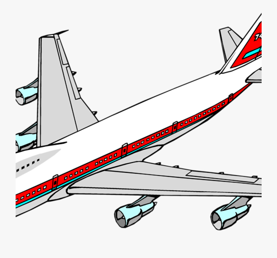 Airplane Clipart 747 Airplane Clipart Animations - Clip Art Free Airplane, Transparent Clipart