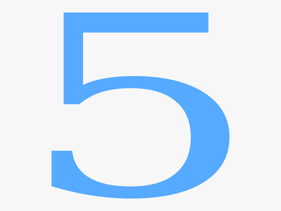 5 Clipart - Clip Art 5, Transparent Clipart