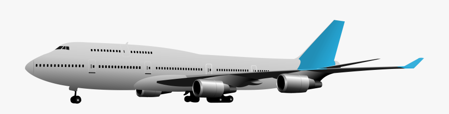 Aircraft Transparent Vector Clipart - Boeing 747 No Background, Transparent Clipart