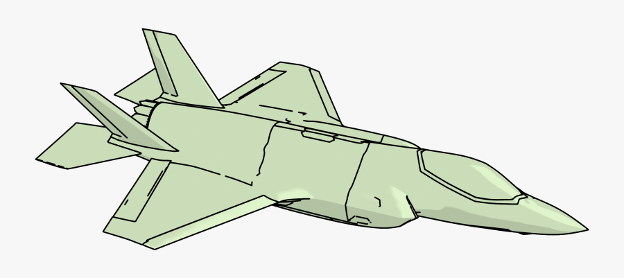 F-35a Lightning Ii Plane Clipart Png - F-35a, Transparent Clipart