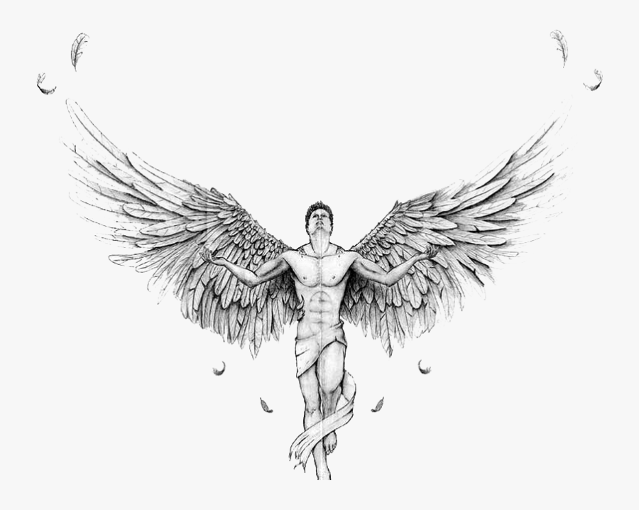 Angel Tattoo Png, Transparent Clipart