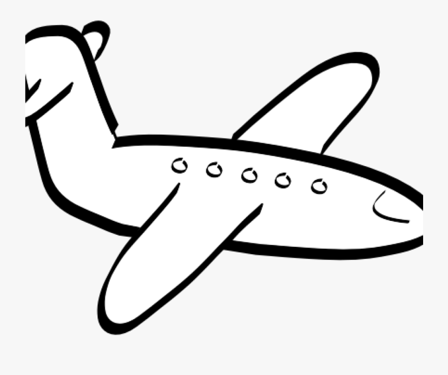 Airplane Clipart Black And White Airplane Clipart Black - Jet Clipart Black And White, Transparent Clipart
