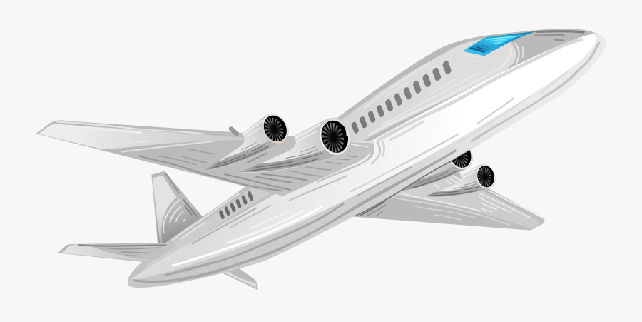 Airplane Clipart Png Vector - Airplane, Transparent Clipart