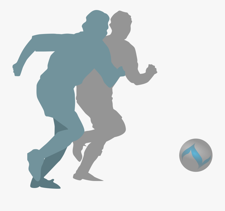 Football Player Silhouette Vector - Street Football En Png, Transparent Clipart