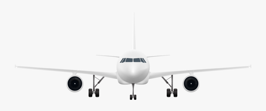 Airplan Front View Png - Boeing 757, Transparent Clipart