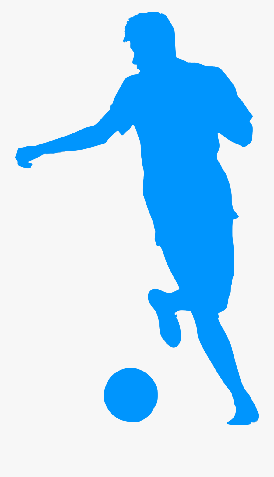 Silhouette Portable Icons Smear Football Player Computer - Football Colored Silhouette Png, Transparent Clipart