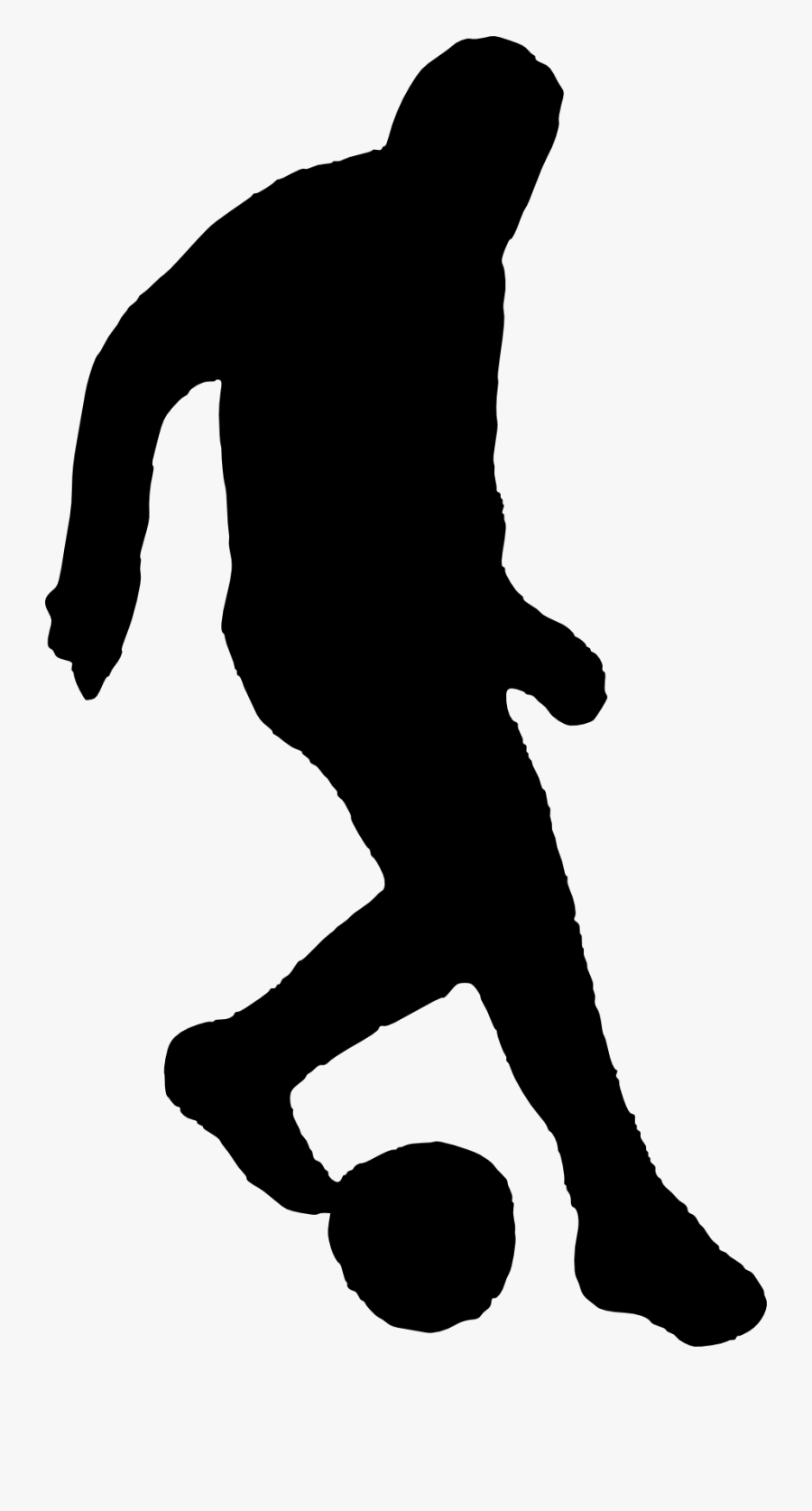 24 Football Player Silhouette - Football Player Silhouette Png, Transparent Clipart