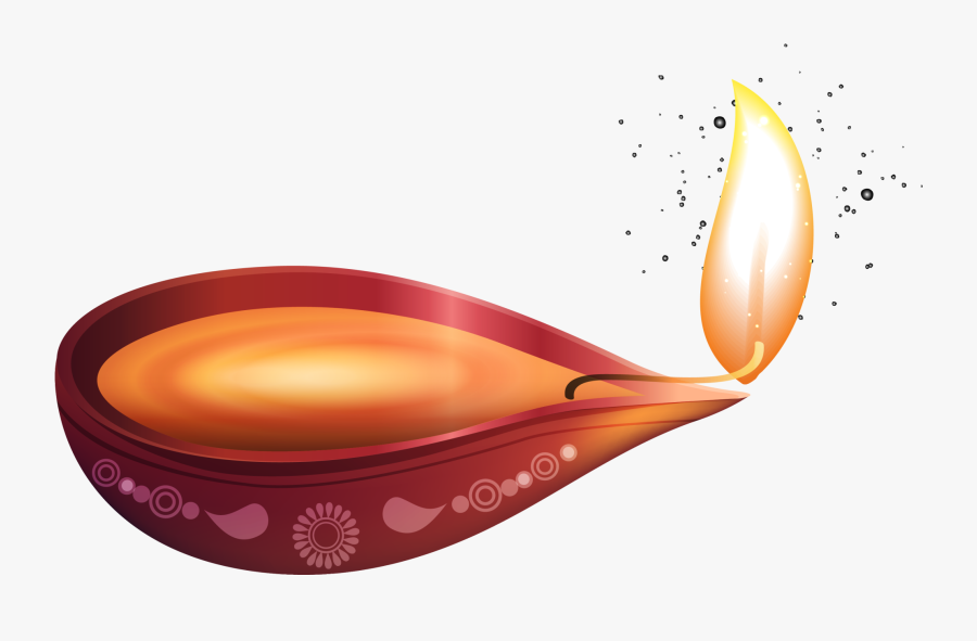 Diwali Background Png - Diwali Diya Png Hd, Transparent Clipart