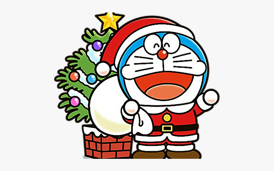 Doraemon Santa Claus, Transparent Clipart