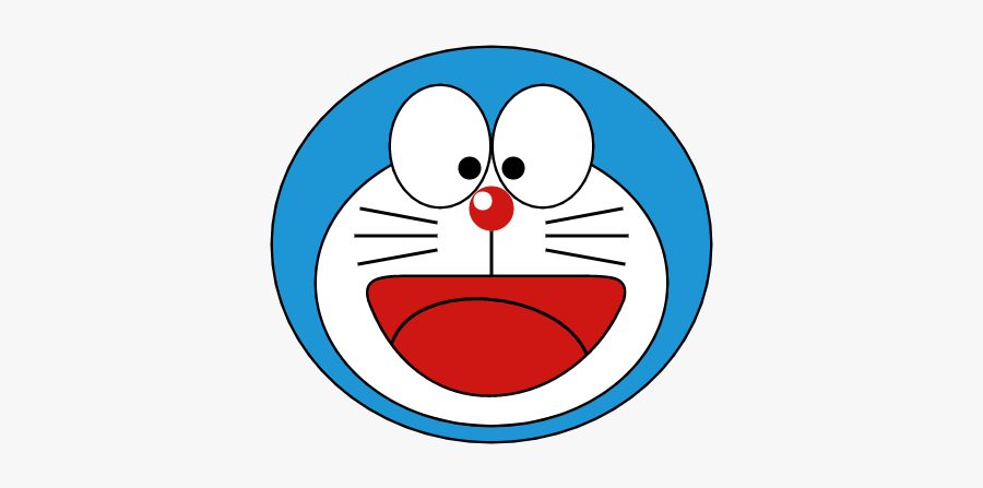 Doraemon's Face, Transparent Clipart
