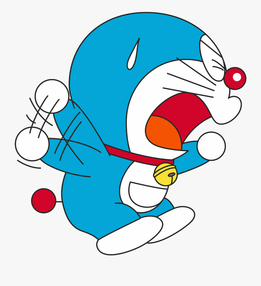 Canvas Art Doraemon Print Line Organism - Background Power Point Bergerak, Transparent Clipart