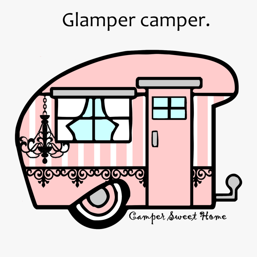 Sweet Home Campersweethome Twitter - Camper Clipart Png, Transparent Clipart
