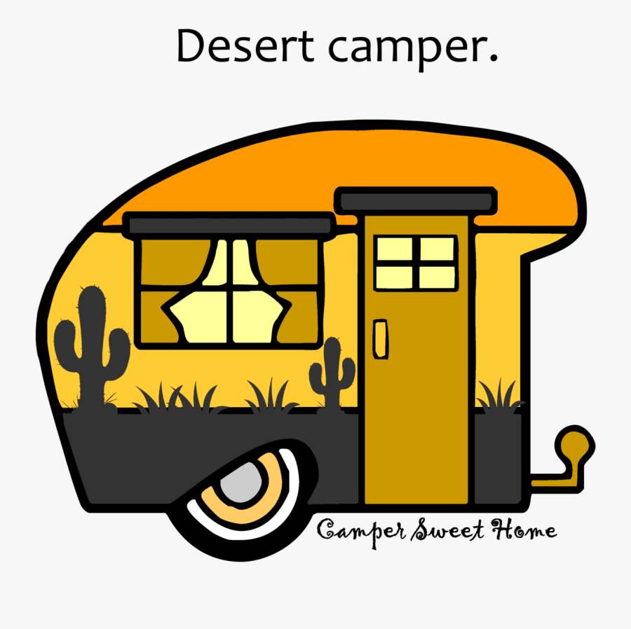 Home Sweet Camper Clipart Png, Transparent Clipart
