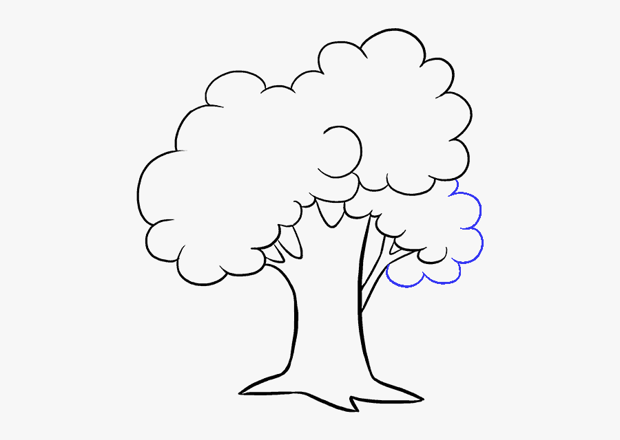 How To Draw Cartoons - Tree Pictures For Drawing, Transparent Clipart