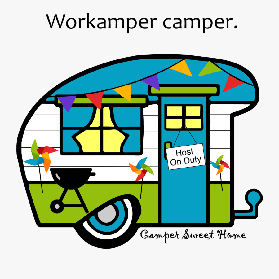 Home Sweethome Camper, Transparent Clipart