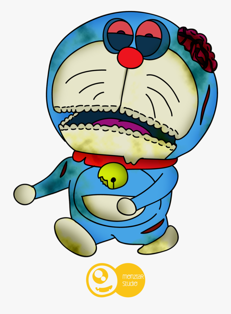 How To Stop A Zombie - Gambar Doraemon Zombie Vector, Transparent Clipart