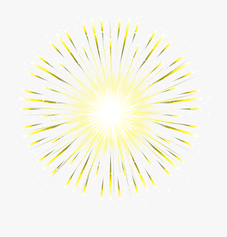 Yellow Firework Transparent Png Clip Art Image - Light Png Images Hd, Transparent Clipart