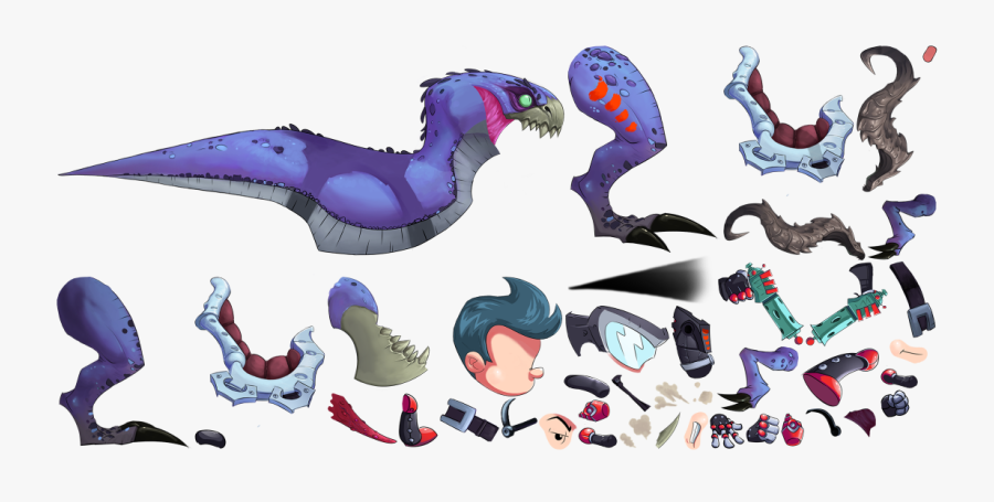 Transparent Raptor Png - Spine Raptor, Transparent Clipart